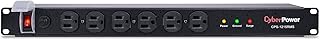 Сетевой фильтр CyberPower CPS1215RMS для установки в стойку, 120 В/15 А, 12 розеток, шнур питания 4,5 м, 1U для установки в стойку.