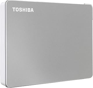 Портативный внешний жесткий диск Toshiba Canvio Flex 1 ТБ, USB-C, USB 3.0, серебристый, для ПК, Mac и планшетов - HDTX110XSCAA
