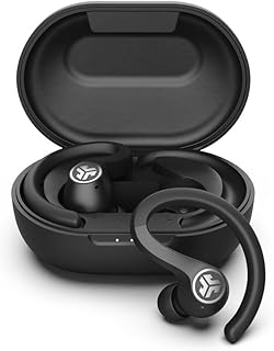 Беспроводные Bluetooth-наушники JLab JBuds Air Sport Gen 3 с зарядным кейсом, графитовый цвет, защита от пота IP66, многоточечное подключение, двойное подключение, 3 настройки эквалайзера.