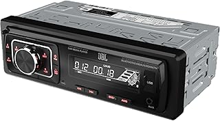 Автомагнитола JBL Celebrity150 Single DIN с Bluetooth, FM-радио, USB/AUX, слотом для SD-карты, высокой мощностью, бездисковая, с выходами для переднего и заднего каналов, а также для сабвуфера.