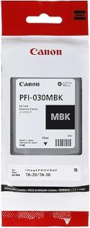 Матовые черные чернила 55 мл (PFI-030MBK) для принтеров Canon imagePROGRAF TA-20 и TA-30