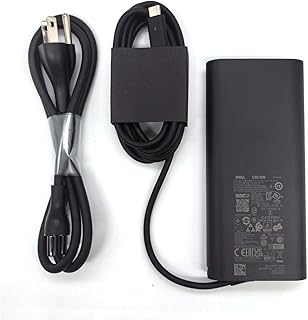 Зарядное устройство для ноутбука Dell GAN ​​130 Вт USB C Type C, адаптер переменного тока, для XPS 15 9520 9530 и XPS 17 9720 9730, черное, HA130PM170