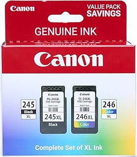 Оригинальные чернила Canon PG-245 XL / CL-246 XL (2 картриджа), совместимы с принтерами iP2820, MG2420/2924/2920/3020/2522/2525, MX492, TS3120/302/302a/202/202a/4520/3320