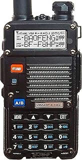 Двухдиапазонная рация BAOFENG BF-F8HP (UV-5R 3-го поколения) мощностью 8 Вт (136-174 МГц VHF и 400-520 МГц UHF) в комплекте с большим аккумулятором.