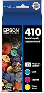 Набор из 410 картриджей EPSON Claria Premium для печати фотографий (черные и цветные) (T410520-S). Совместим с принтерами Expression Premium XP-530, XP-630, XP-640, XP-7100, XP-830.