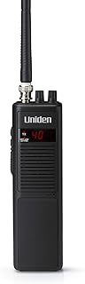 Профессиональная 40-канальная CB-радиостанция Uniden PRO401HH, мощность 4 Вт, переключатель высокой/низкой мощности, автоматическое шумоподавление, поясной зажим и ремешок в комплекте, размеры: 2,75 x 4,33 x 8,66 дюймов.