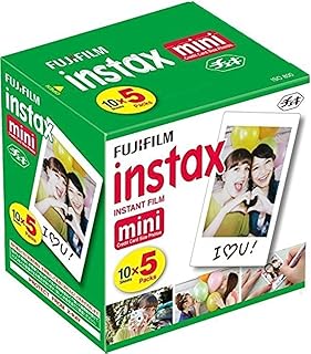 Фотопленка мгновенного действия Fujifilm Instax Mini, 10 листов x 5 упаковок (всего 50 снимков)