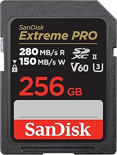 Карта памяти SanDisk Extreme PRO SDXC UHS-II 256 ГБ - C10, U3, V60, 6K, 4K UHD, SD-карта - SDSDXEP-256G-GN4IN