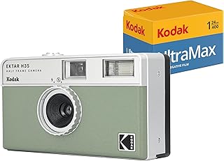 Пленочный фотоаппарат KODAK EKTAR H35 Half Frame (Sage, в комплекте с пленкой на 24 кадра)