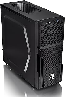 Корпус для компьютера Thermaltake Versa H21 SPCC ATX Mid Tower CA-1B2-00M1NN-00, черный