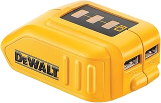 Зарядное устройство DEWALT 12 В/20 В MAX USB с 2 портами и индикатором уровня заряда (DCB090)