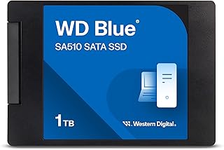 Внутренний твердотельный накопитель Western Digital WD Blue SA510 SATA 1 ТБ - SATA III 6 Гбит/с, 2,5"/7 мм, до 560 МБ/с - WDS100T3B0A