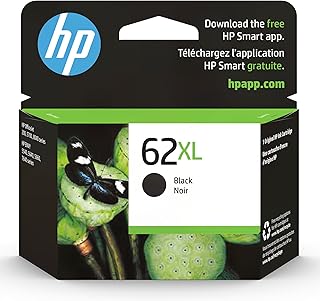 Черные картриджи HP 62XL повышенной емкости для принтеров HP | Совместимы с сериями принтеров: ENVY 5540, 5640, 5660, 7640, OfficeJet 5740, 8040, OfficeJet Mobile 200, 250 | Instant Ink | C2P05AN
