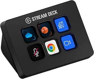 Elgato Stream Deck Mini – управление Zoom, Teams, PowerPoint, MS Office и другими приложениями, повышение производительности благодаря бесшовной интеграции с повседневными приложениями, простая настройка ярлыков, совместимость с Mac и ПК.