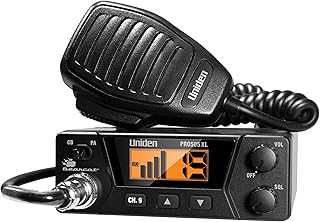 Радиостанция Uniden PRO505XL на 40 каналов. Серия Pro, компактный дизайн. Функция громкой связи (PA). Канал экстренной связи 9, разъем для внешнего динамика, большой легко читаемый дисплей. - Черный