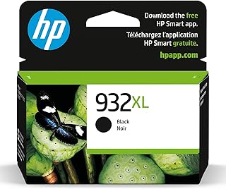 Черный картридж HP 932XL повышенной емкости для принтеров HP | Совместим с сериями принтеров: OfficeJet 6100, 6600, 6700, 7110, 7510, 7610, 7612 | CN053AN