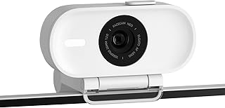 Elgato Facecam Neo – веб-камера Full HD с легко сдвигающейся защитной шторкой, коррекцией освещения, для видеозвонков, стриминга, Teams/Zoom/Slack/OBS/Twitch/YouTube и многого другого – USB-C/подключение по принципу Plug & Play к ПК/ноутбуку/Mac