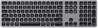 Беспроводная алюминиевая клавиатура Satechi с цифровой панелью – для MacBook Pro, MacBook Air, iPad Pro, iMac и других устройств.