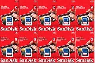 Набор SD-карт Sandisk 16 ГБ (10 шт.) SDHC Class 4 | Модель SDSDB-016G-B35 |