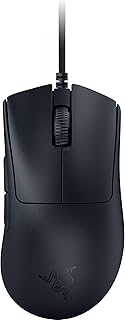 Проводная игровая мышь Razer DeathAdder V3: сверхлегкий вес 59 г - оптический сенсор Focus Pro 30K - быстрые оптические переключатели Gen-3 с частотой опроса 8 кГц - 6 программируемых кнопок - эргономичный дизайн - кабель Speedflex - черный цвет