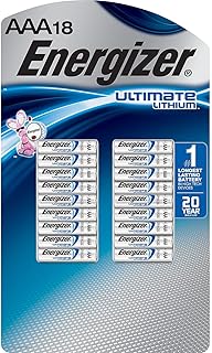 Набор из 18 литиевых батареек Energizer Ultimate Lithium AAA.