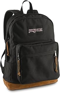 Рюкзак JanSport Right Pack — прочный рюкзак для однодневных походов с мягким отделением для 15-дюймового ноутбука, вместительным основным отделением и встроенным карманом для бутылки с водой — черный.