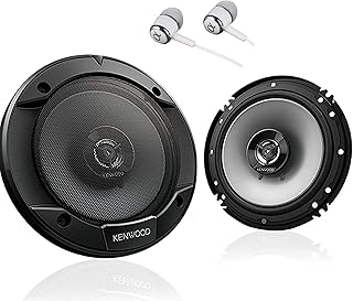 Kenwood 6-1/2" 300 Вт Макс. (60 Вт RMS на пару) 6,5" KFC 2-полосные спортивные коаксиальные автомобильные динамики для установки в дверях