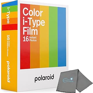 Фотопленка мгновенной цветной печати Polaroid для камер i-Type, 2 шт., 16 мгновенных фотографий в комплекте с салфеткой для чистки.