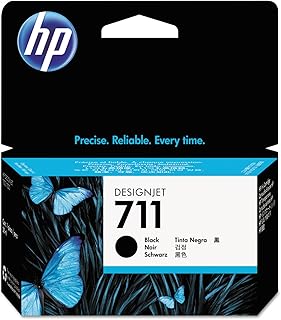Оригинальный черный картридж HP 711 объемом 38 мл (CZ129A) для широкоформатных плоттеров DesignJet T530, T525, T520, T130, T125, T120 и T100.