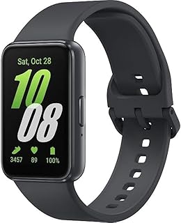 SAMSUNG Galaxy FIT 3 [2024] 1,6-дюймовый AMOLED-дисплей | 14 дней автономной работы | Более 100 циферблатов | Более 100 режимов тренировок | Международная модель - (черный)