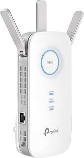Усилитель сигнала Wi-Fi TP-Link AC1900 RE550 | Двухдиапазонный беспроводной ретранслятор-усилитель с гигабитным портом Ethernet | До 2200 кв. футов, 32 устройства | Усилитель интернет-сигнала | Настройка через приложение | Совместимость с EasyMesh