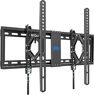 Настенное крепление для телевизора Mounting Dream UL Listed Advanced Tilt подходит для большинства телевизоров с диагональю от 42 до 90 дюймов, обеспечивает полный наклон до 7 дюймов, подходит для стоек 16, 18, 24 дюйма, максимальное VESA 600x400 мм и выдерживает нагрузку до 120 фунтов (MD2104).