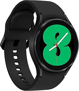 Смарт-часы Samsung Electronics Galaxy Watch 4 40 мм с ЭКГ-монитором, функцией отслеживания состояния здоровья, фитнеса, бега, сна, циклов, GPS, обнаружением падений и Bluetooth (версия для США) - (черные) (восстановленные)
