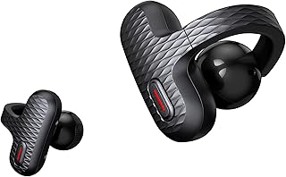 Беспроводные наушники Amazfit Up Bluetooth, открытые, с удобным сенсорным управлением, водонепроницаемость и защита от пота по стандарту IPX4, шумоподавление с использованием ИИ, наушники для спорта и бега, совместимы с Android и iPhone.