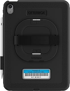 Чехол OtterBox DEFENDER для бизнеса с подставкой и ремешком для iPad (A16) и iPad 10-го поколения V2 — черный, защитная пленка для экрана не входит в комплект (поставляется в полиэтиленовом пакете, идеально подходит для корпоративных клиентов).