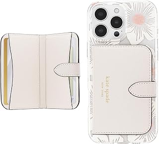 Kate Spade New York Morgan Магнитный чехол-кошелек для телефона/держатель для карт — совместим с телефонами и чехлами MagSafe — кремовый