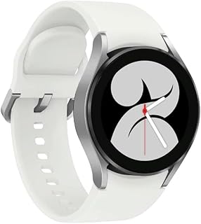 Смарт-часы SAMSUNG Electronics Galaxy Watch 4 40 мм с ЭКГ-монитором, функцией отслеживания состояния здоровья, фитнеса, бега, сна, циклов, GPS, обнаружением падений и Bluetooth (версия для США), серебристые (восстановленные).