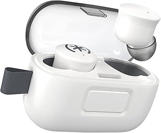 Беспроводные наушники Speck Gemtones для iPhone и Android, Bluetooth 5.3, 28 часов автономной работы, зарядка через USB-C, двухлетняя гарантия и встроенное приложение с настройками эквалайзера, белый цвет.