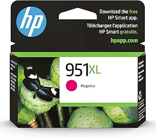Картридж HP 951XL пурпурного цвета с увеличенным ресурсом для принтеров HP | Совместим с сериями принтеров: OfficeJet 8600, Pro 251dw, 276dw, 8100, 8610, 8620, 8630 | Подходит для программы Instant Ink | CN047AN
