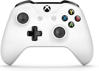 Беспроводной игровой контроллер Microsoft Xbox One, белый (восстановленный)