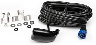 Датчик эхолота Lowrance 000-0106-72 для установки на транец, 83/200 кГц, со встроенным датчиком температуры, черный.