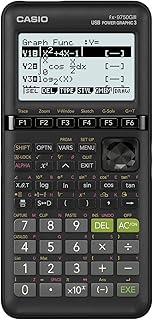 Графический калькулятор Casio fx-9750GIII | Естественный, как в учебнике, дисплей | Программирование на Python | Идеально подходит для экзаменов, STEM-дисциплин и углубленной математики | Черный