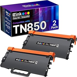 Совместимый тонер-картридж E-Z Ink TN850 для принтеров Brother TN-850 TN820 TN-820, MFC-L5800DW, MFC-L5900DW, MFC-L5850DW, MFC-L5700DW, HL-L6200DW, HL-L5200DW (черный, 2 шт.)