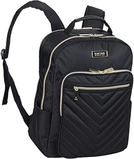 Женский рюкзак для ноутбука и планшета Kenneth Cole REACTION Chelsea Chevron 15 дюймов, черный.