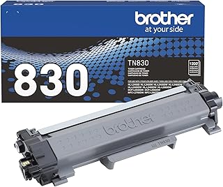 Оригинальный черный тонер-картридж Brother TN830 стандартного ресурса для принтера - печать до 1200 страниц (1)