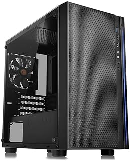 Корпус для игрового компьютера Thermaltake Versa H18 Tempered Glass Black SPCC Micro ATX CA-1J4-00S1WN-01