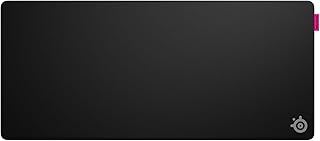 Игровой коврик для мыши SteelSeries QcK XL Performance Speed ​​— Повышенная плотность для плавного скольжения — Низкопрофильная прострочка по краям — Нескользящая неопреновая основа — 15,75 x 34,43 дюйма — FPS, MOBA, RTS, MMO
