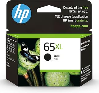 Черный картридж HP 65XL повышенной емкости для принтеров HP | Совместим с принтерами серий: AMP 100, DeskJet 2600, 3700; ENVY 5000 | Подходит для программы Instant Ink | N9K04AN
