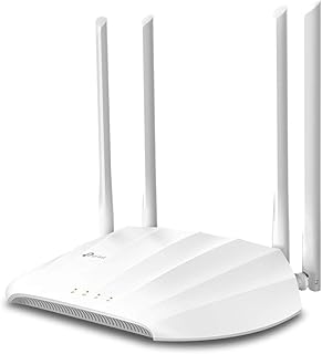 TP-Link AC1200 Беспроводная гигабитная точка доступа, настольный Wi-Fi мост, MU-MIMO и Beamforming, поддержка нескольких SSID/клиентов/режим расширения диапазона, 4 фиксированные антенны, пассивное питание PoE (TL-WA1201)