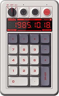 Механическая цифровая клавиатура 8BitDo Retro 18, поддерживает режим калькулятора, Bluetooth/2.4G/проводная цифровая клавиатура для Windows и Android - версия N.